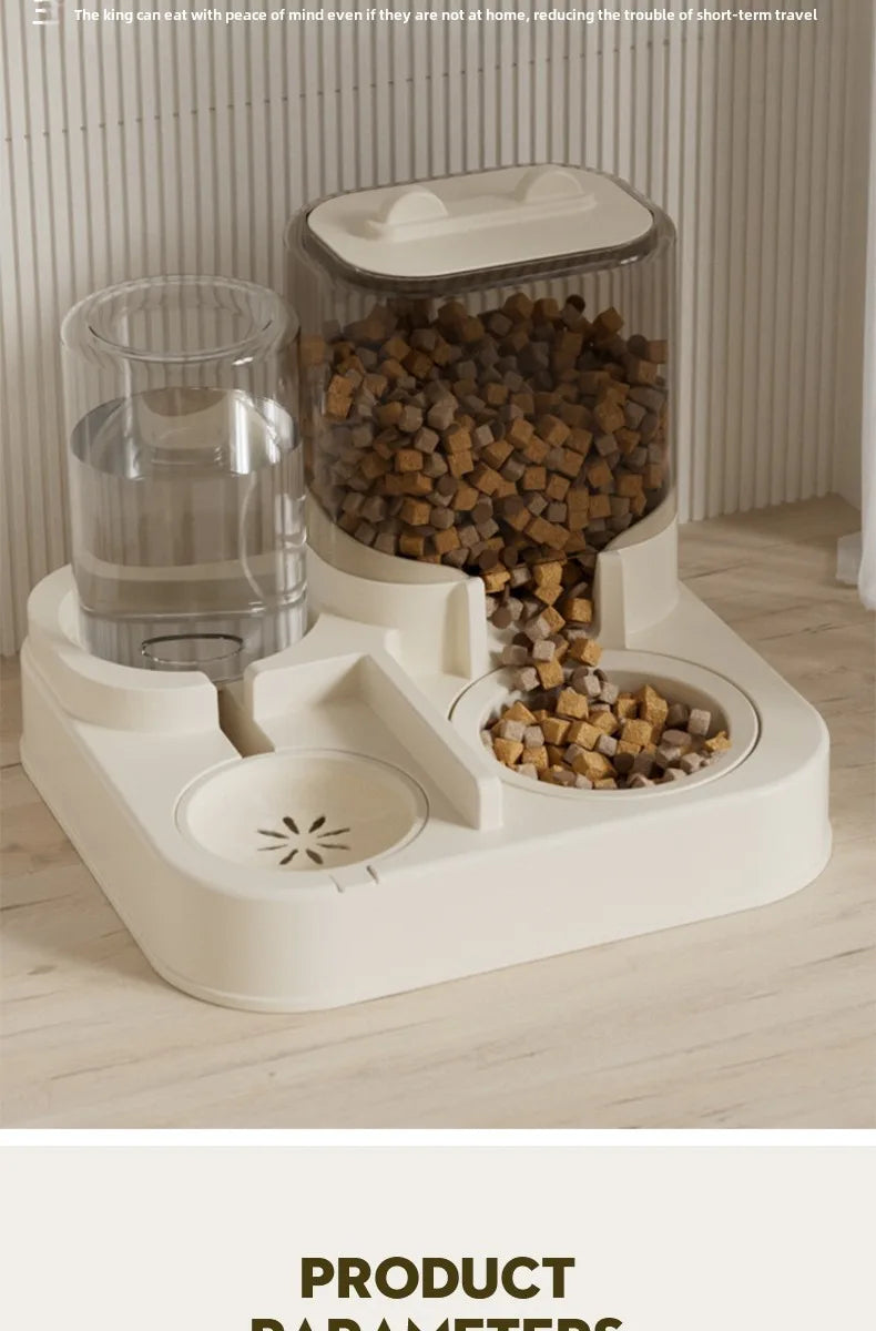 Automatic Pet Feeder | Water Dispenser Combo