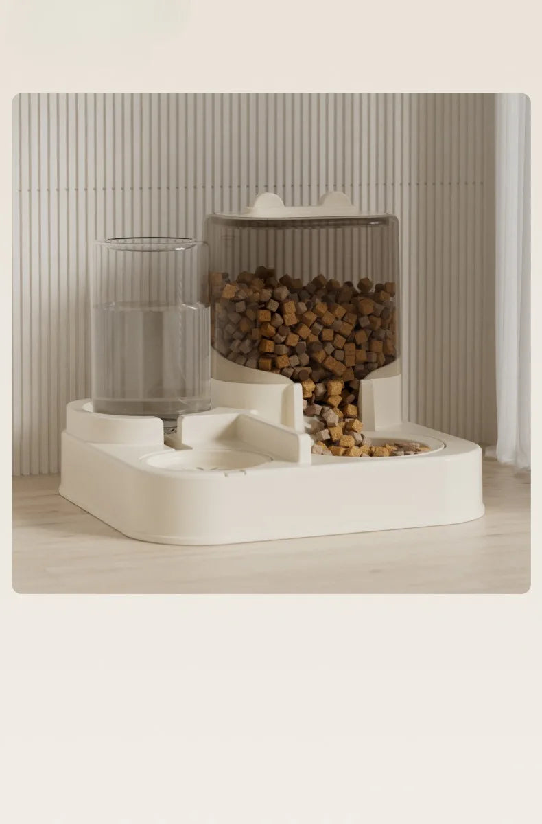 Automatic Pet Feeder | Water Dispenser Combo