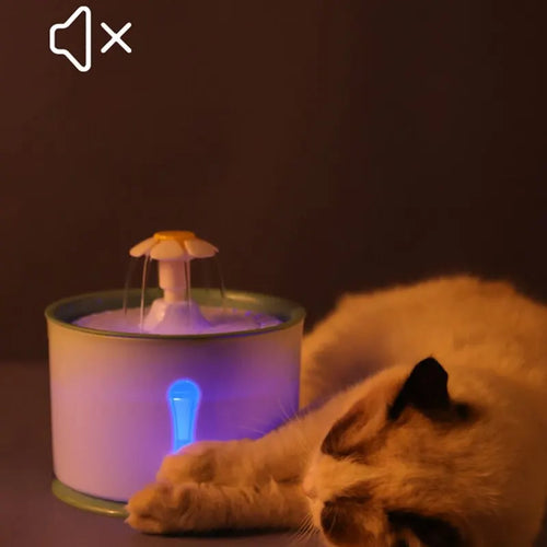 2.4L Cat Water Dispenser | LED Light & Smart Filtration