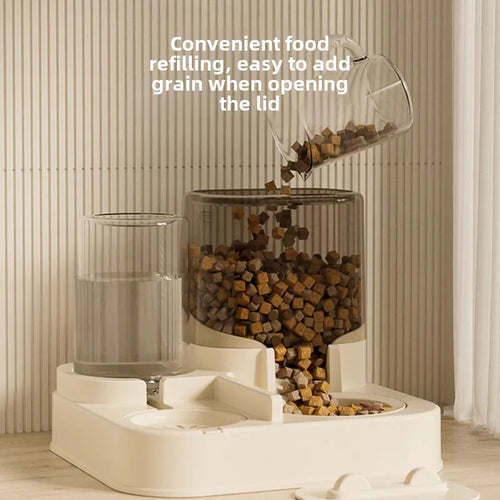 Automatic Pet Feeder | Water Dispenser Combo